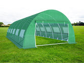 3x6 m Greenhouse Polytunnel 18 sqm, galvanized pipe | Solarii | Solarii | Corturi24