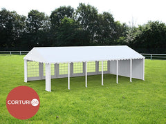 4x12 m ECONOMY Event Tent, white PVC 500 gr/m2