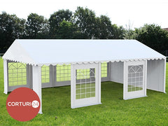 6x10 m ECONOMY Event Tent, white PVC 500 gr/m2
