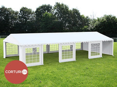 6x12 m ECONOMY Event Tent, white PVC 500 gr/m2