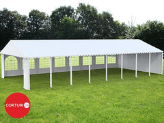 6x20m ECONOMY Events Tent, white PVC 500 gr/m2