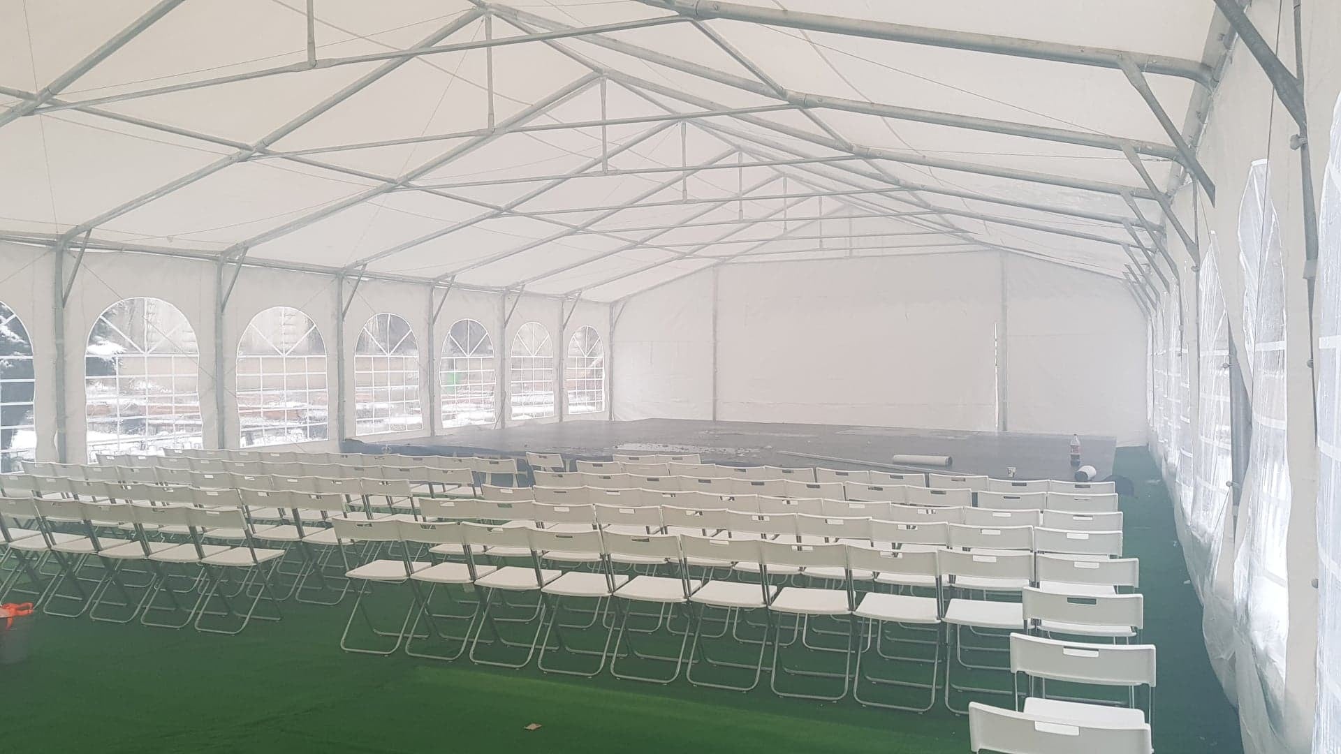 10X20m Event Tent PROFESSIONAL XXL, white PVC