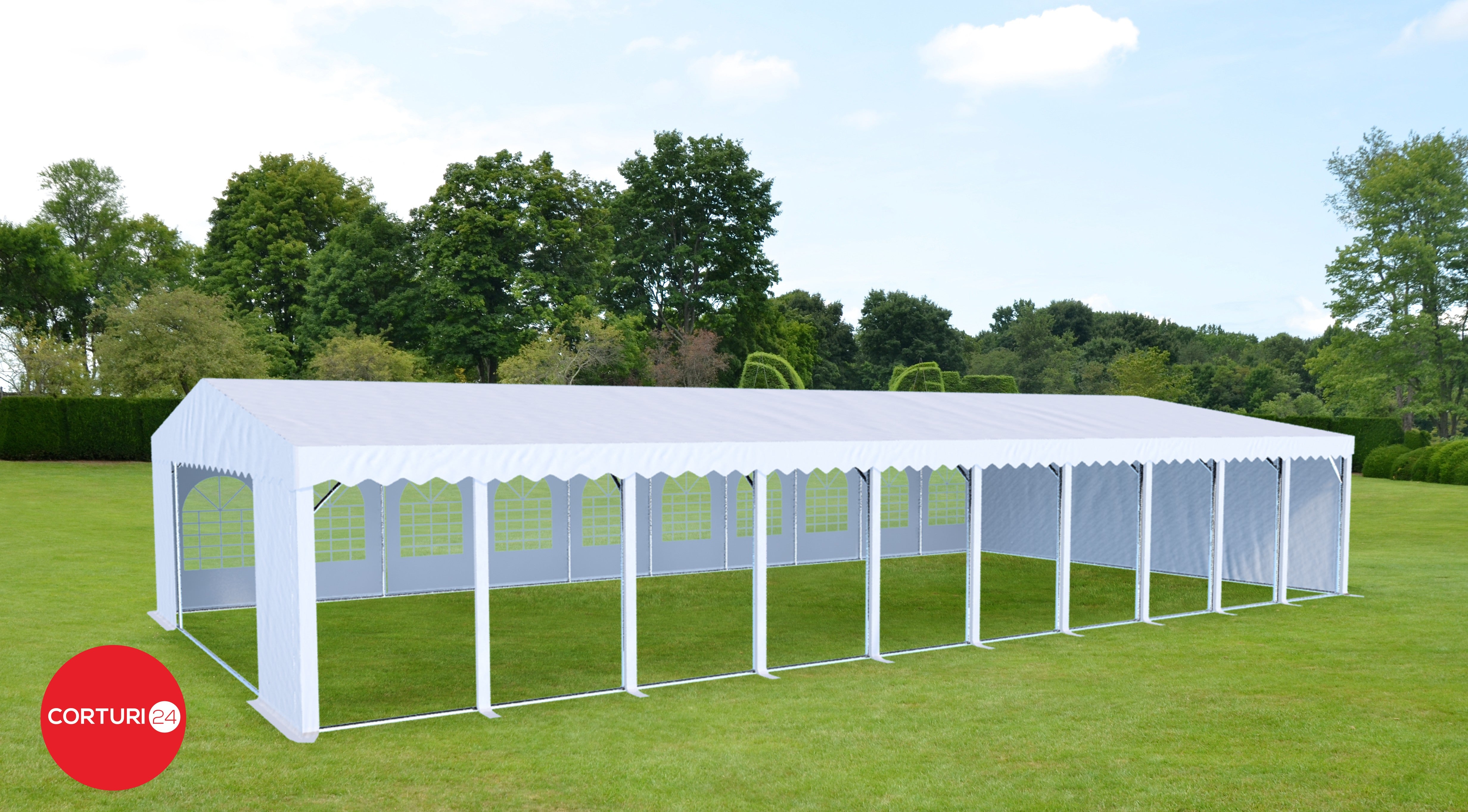 10X20m Event Tent PROFESSIONAL XXL, white PVC