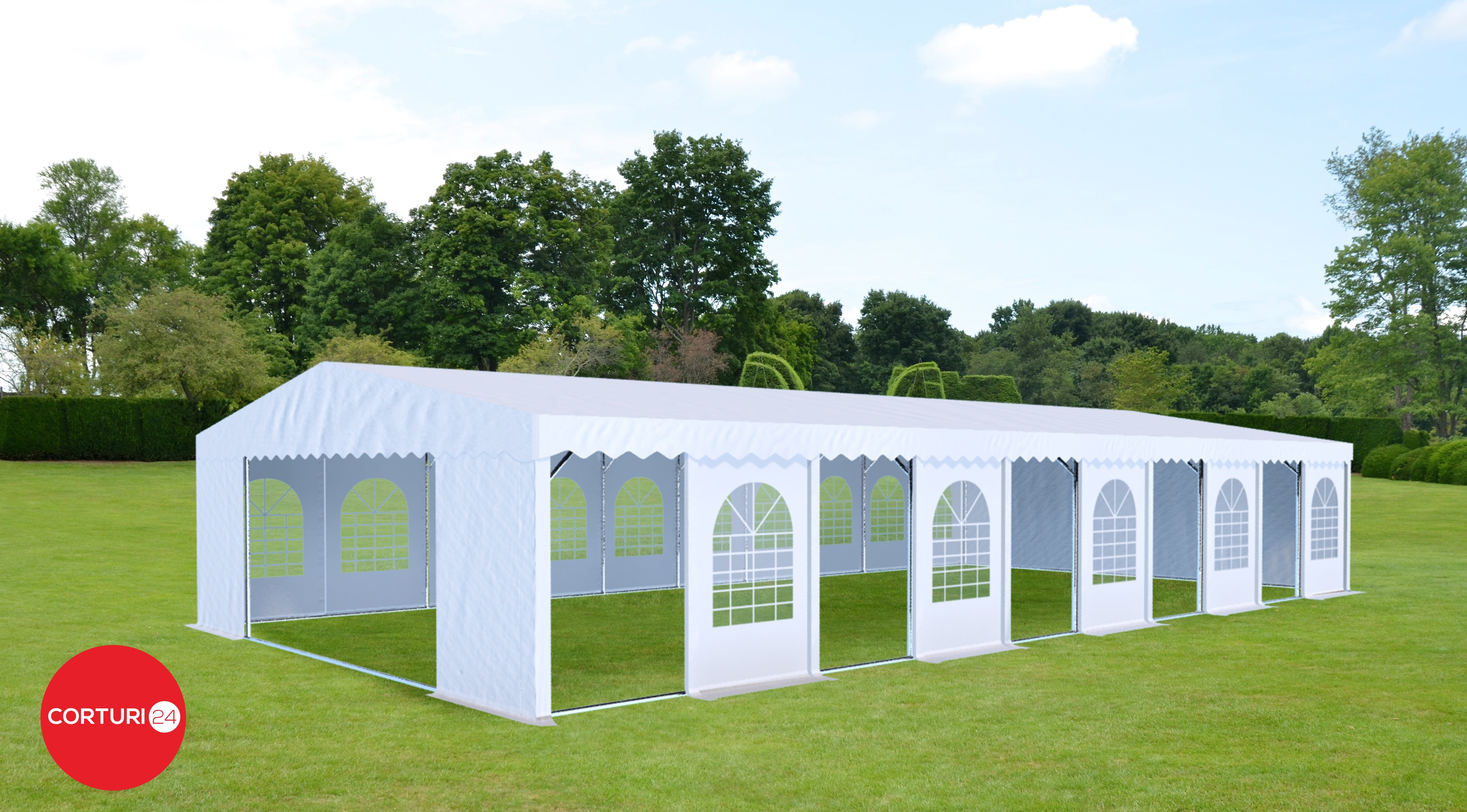 10X20m Event Tent PROFESSIONAL XXL, white PVC