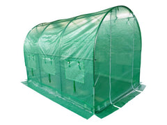 2x2 m Greenhouse Polytunnel 4 sqm, galvanized pipe