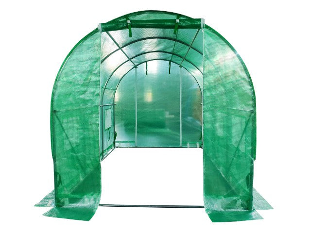 2x2 m Greenhouse Polytunnel 4 sqm, galvanized pipe