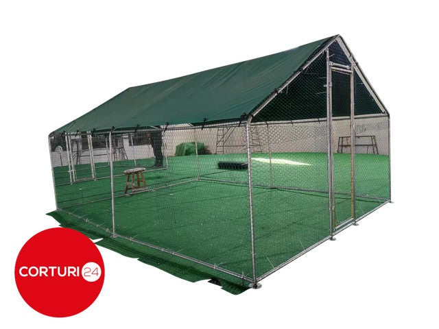 3x10 m Cot / Bird pen made of galvanized steel | Produse | Cotete pasari, Produse | Corturi24