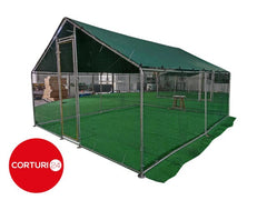 3x10 m Cot / Bird pen made of galvanized steel