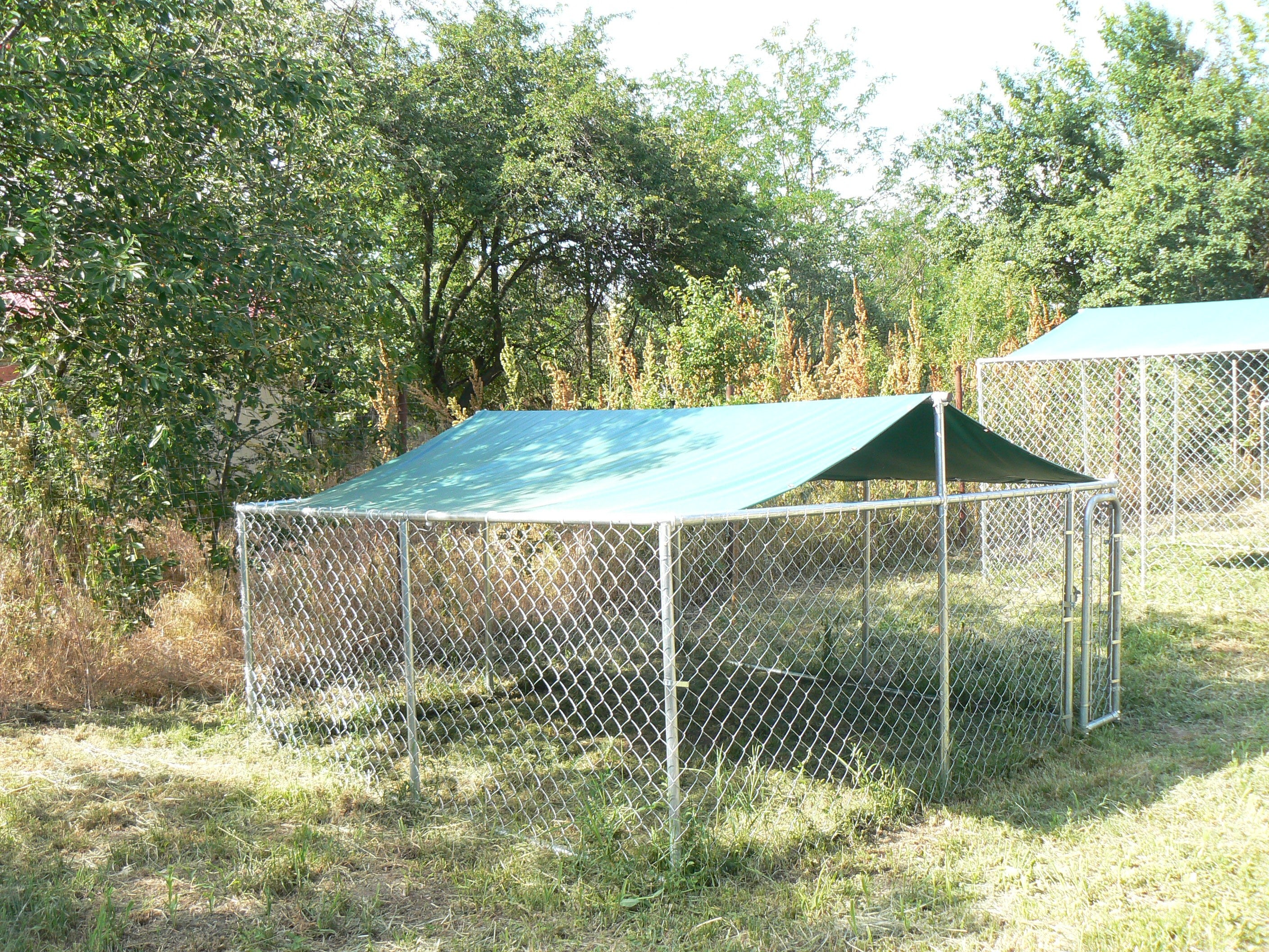 3x3 m / 1.2m - Galvanized steel dog pen