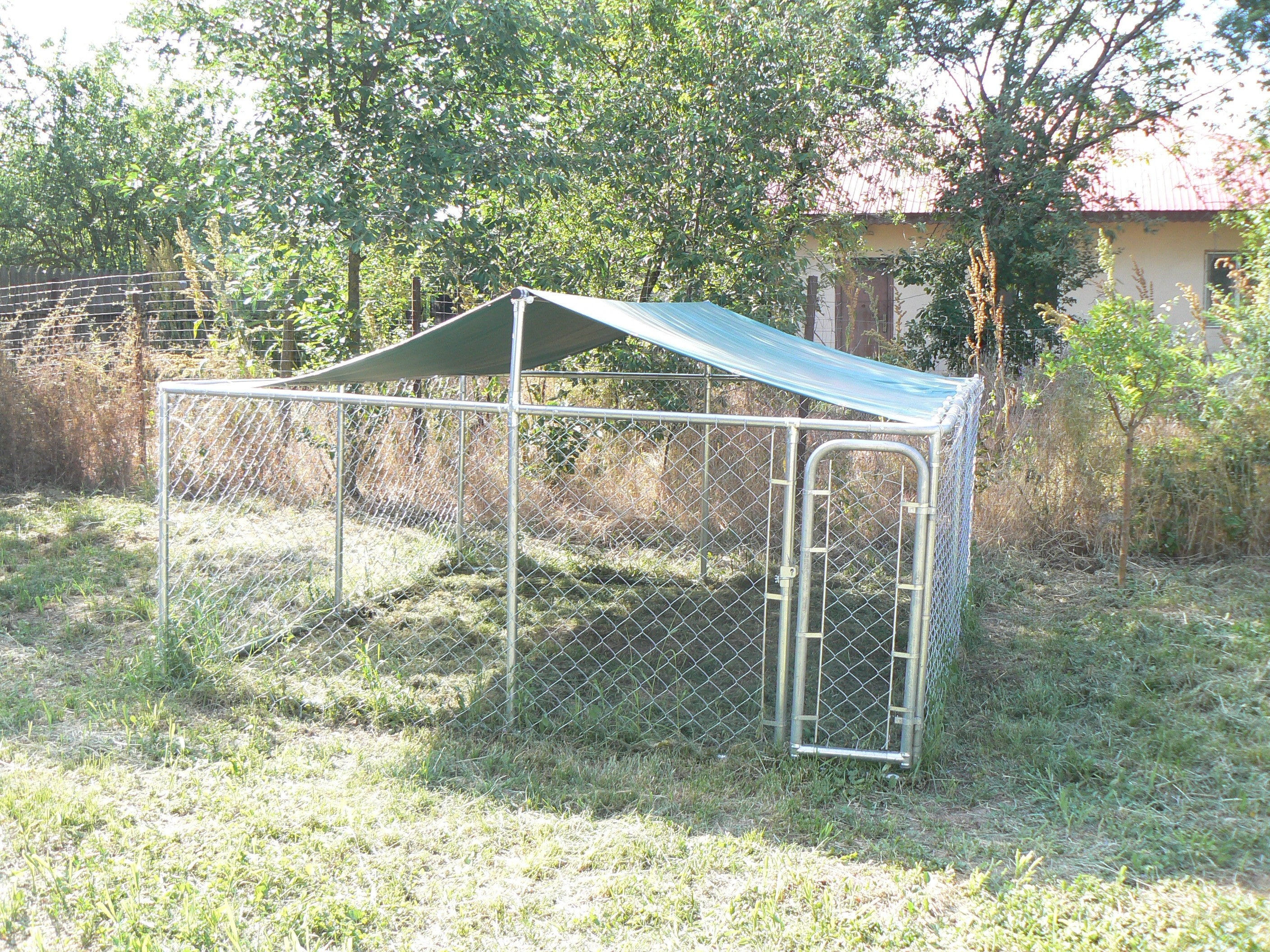 3x3 m / 1.2m - Galvanized steel dog pen