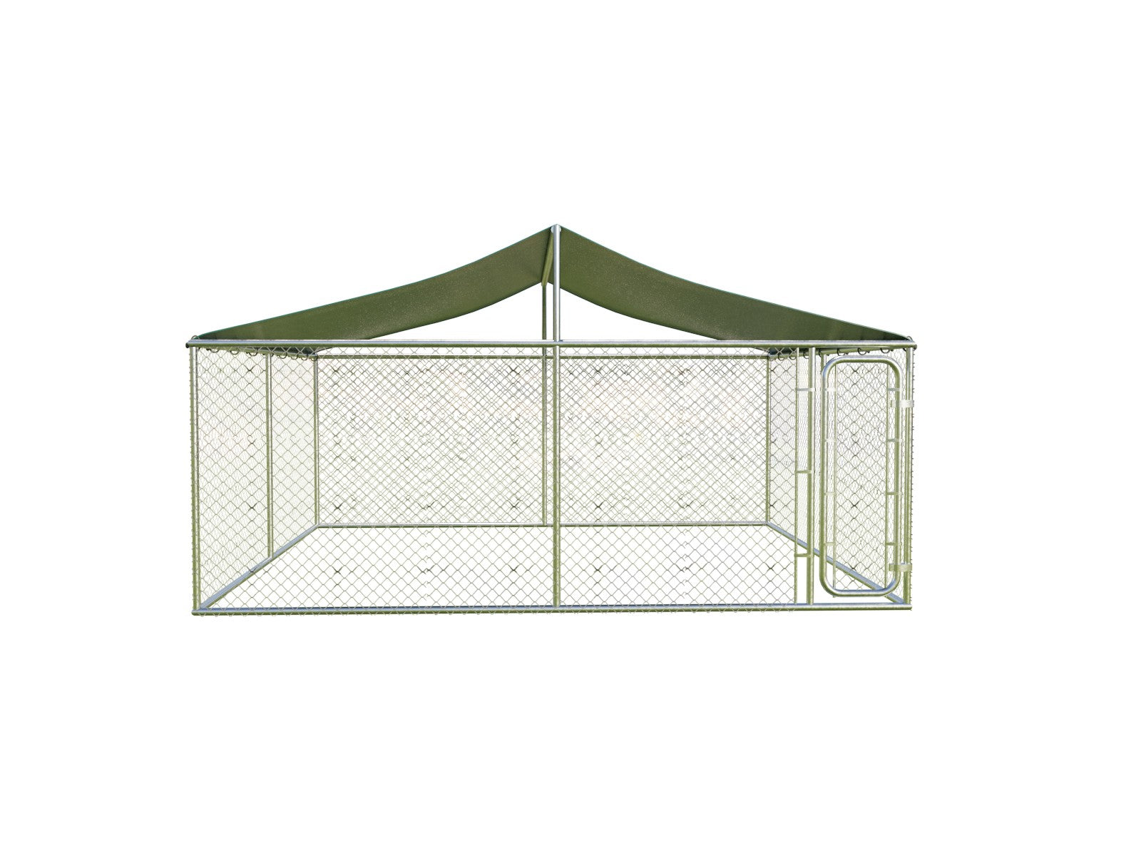 3x3 m / 1.2m - Galvanized steel dog pen