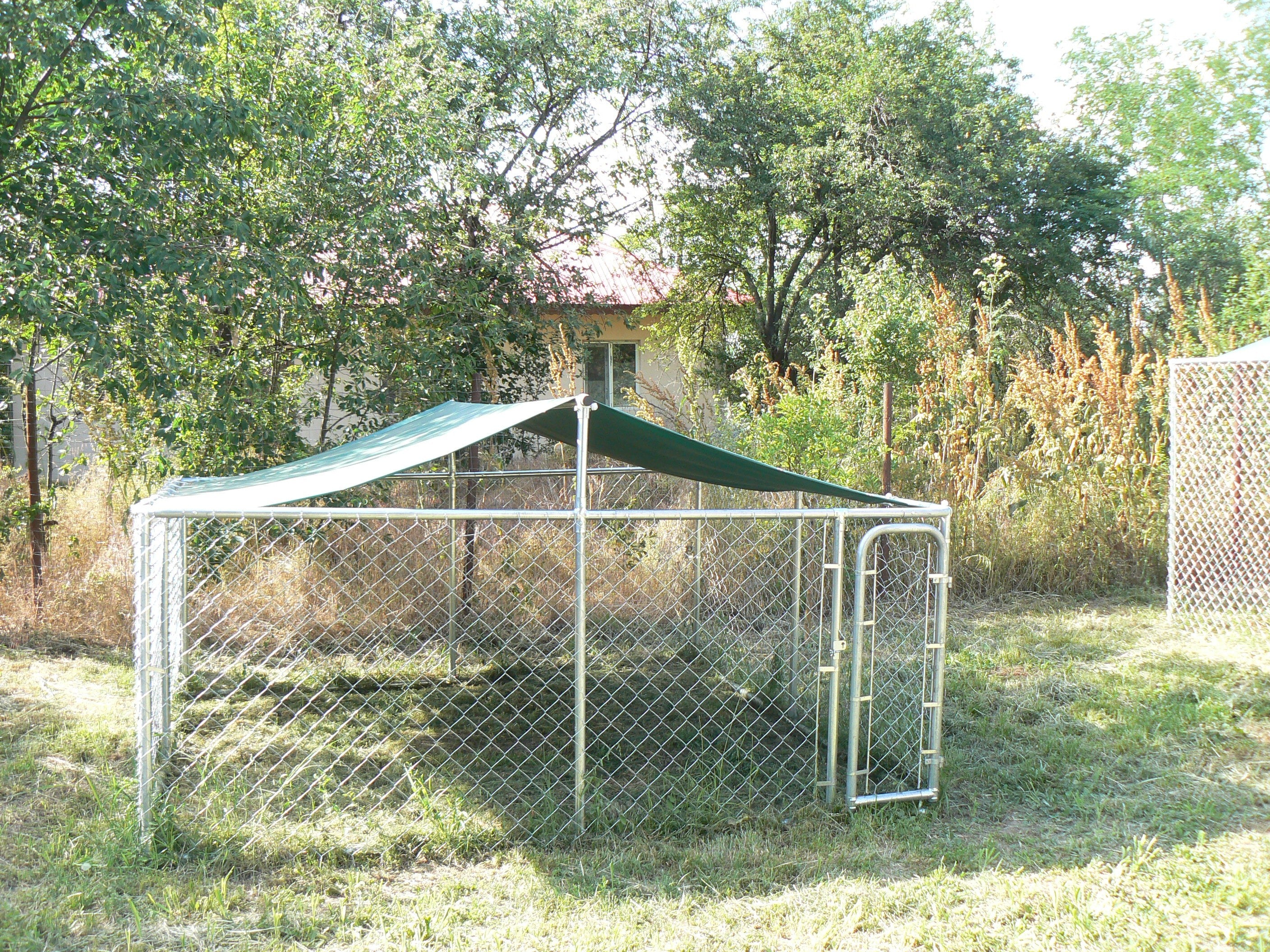 3x3 m / 1.2m - Galvanized steel dog pen