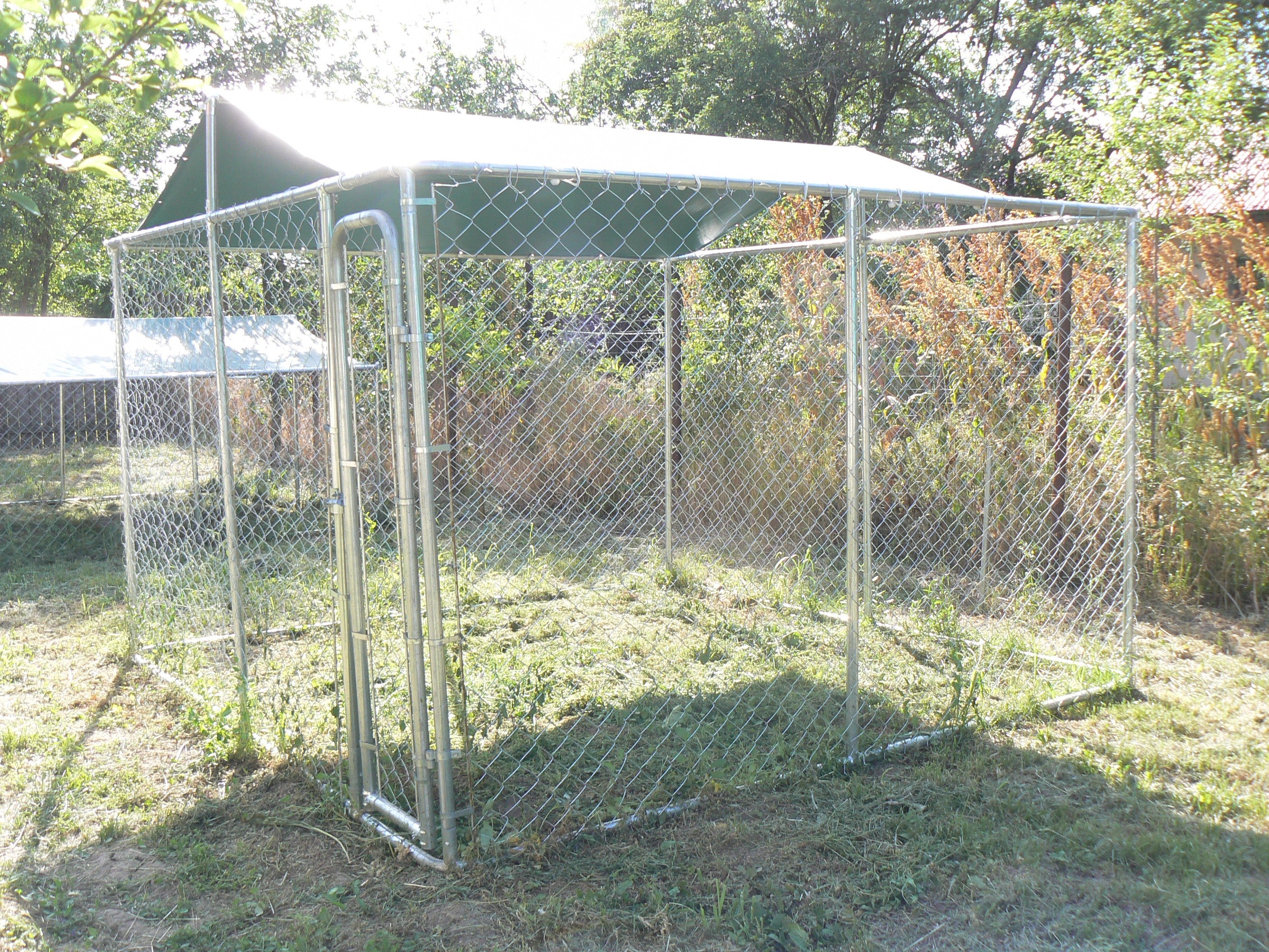 3x3 m / 1.8m - Galvanized steel dog pen