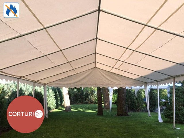 3x3 m ECONOMY Events Tent, white fireproof PVC