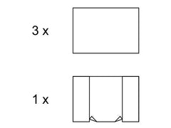 3x3 m Pavilion Professional Aluminum 50 mm, without windows, PVC 620 gr /m2, white, fireproof