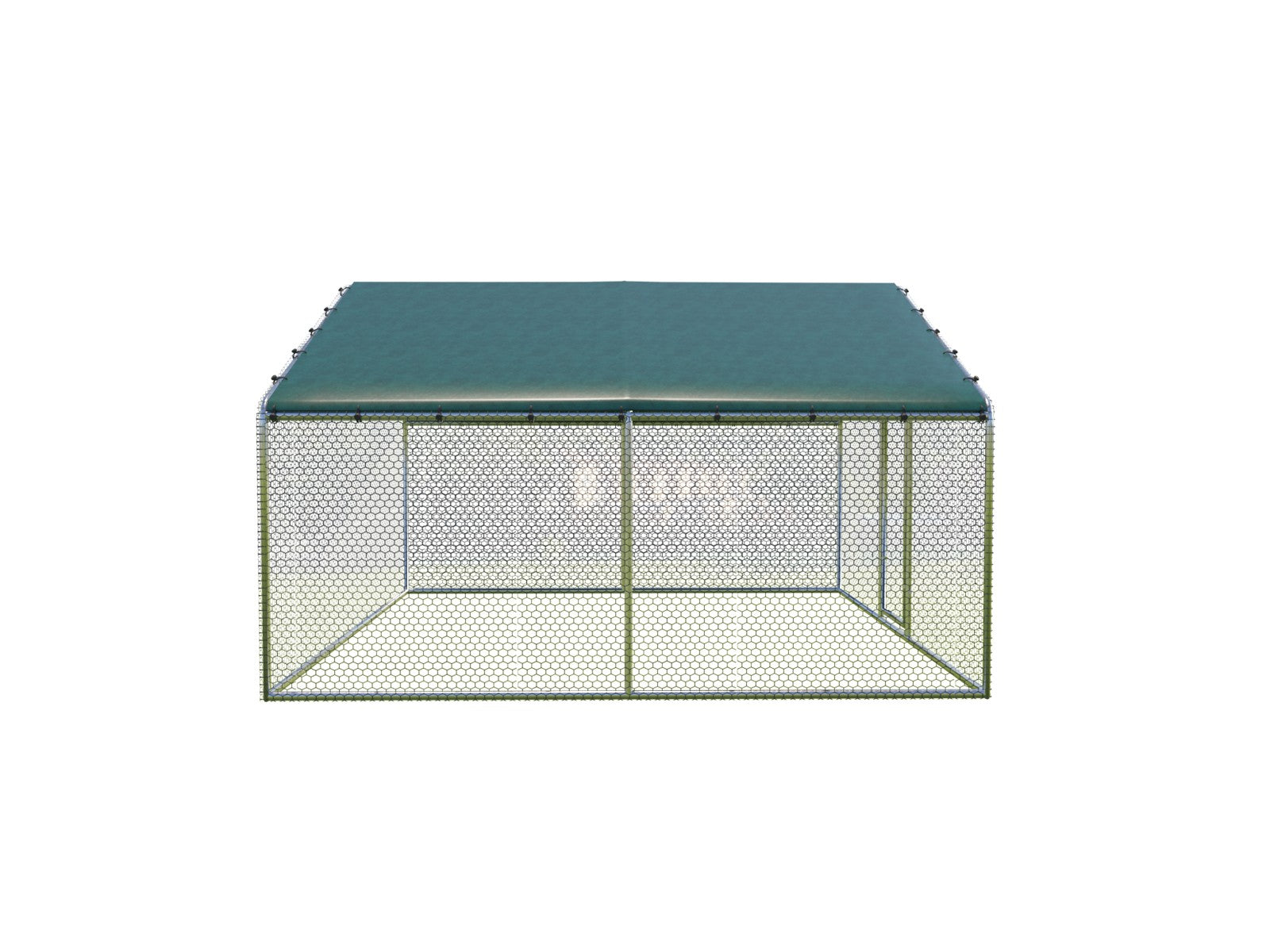 3x4 m Cot / Bird pen made of galvanized steel