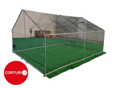 3x6 m Cot / Bird pen made of galvanized steel