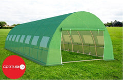 3x8 m Greenhouse Polytunnel 24 sqm, galvanized pipe | Solarii | Solarii | Corturi24