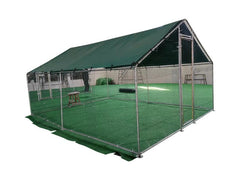 4x10 m Perches / Bird pen made of galvanized steel