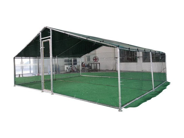 4x10 m Perches / Bird pen made of galvanized steel