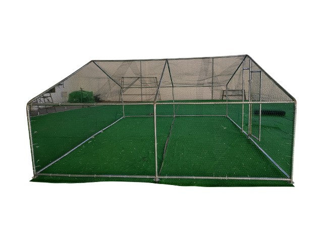 4x10 m Perches / Bird pen made of galvanized steel