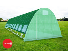 4x12 m Greenhouse Polytunnel 48 sqm, galvanized pipe