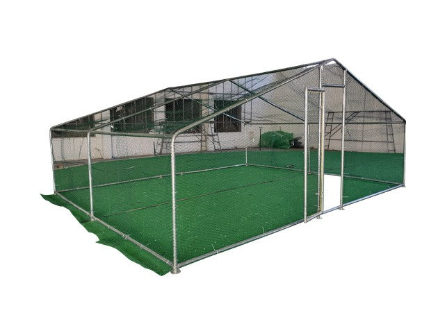 4x4 m Cot / Bird pen made of galvanized steel