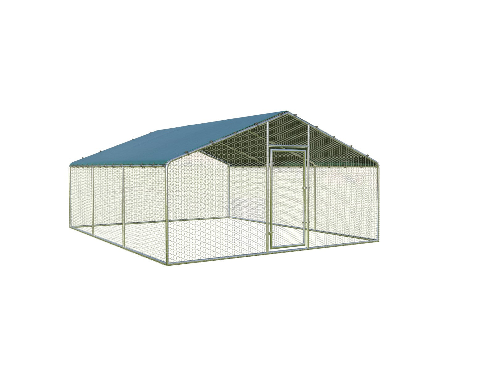 4x6 m Cot / Bird pen made of galvanized steel