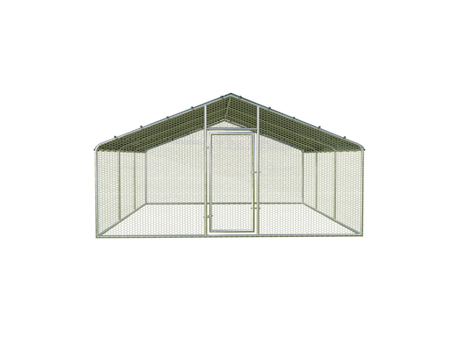 4x6 m Cot / Bird pen made of galvanized steel