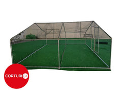 4x6 m Cot / Bird pen made of galvanized steel