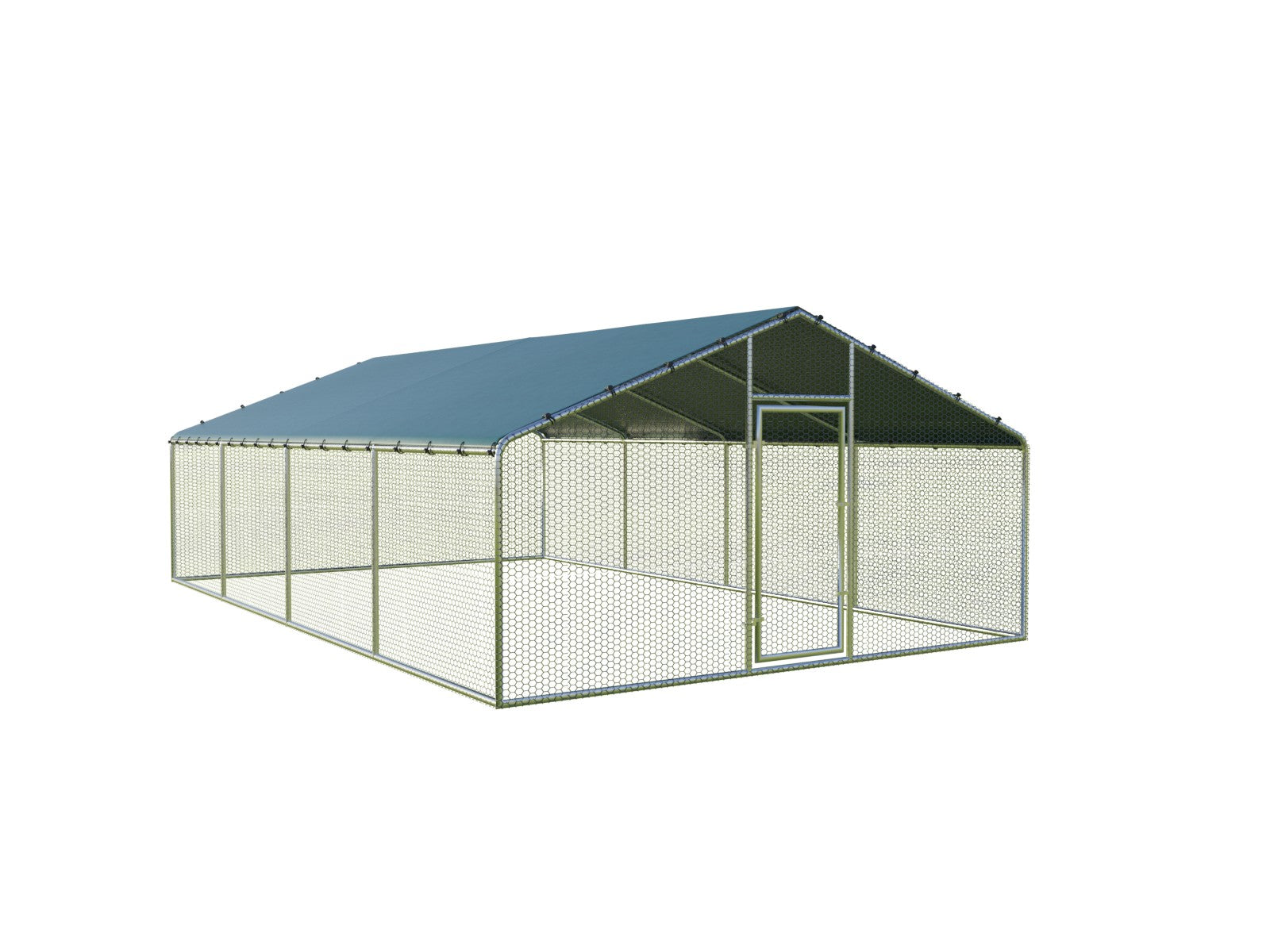 4x8 m Cot / Bird pen made of galvanized steel