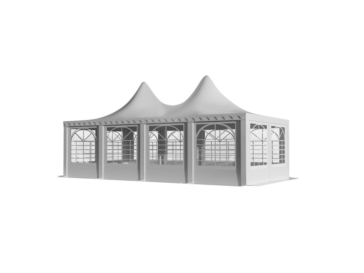 4x8 m Pagoda ECONOMY PVC 500, white | Corturi de evenimente | Corturi de evenimente, Corturi Economy, Pagode, Promotii | Corturi24