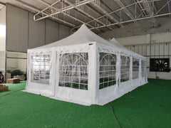 4x8 m Pagoda ECONOMY PVC 500, white