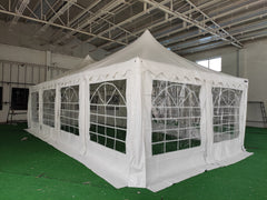 4x8 m Pagoda ECONOMY PVC 500, white