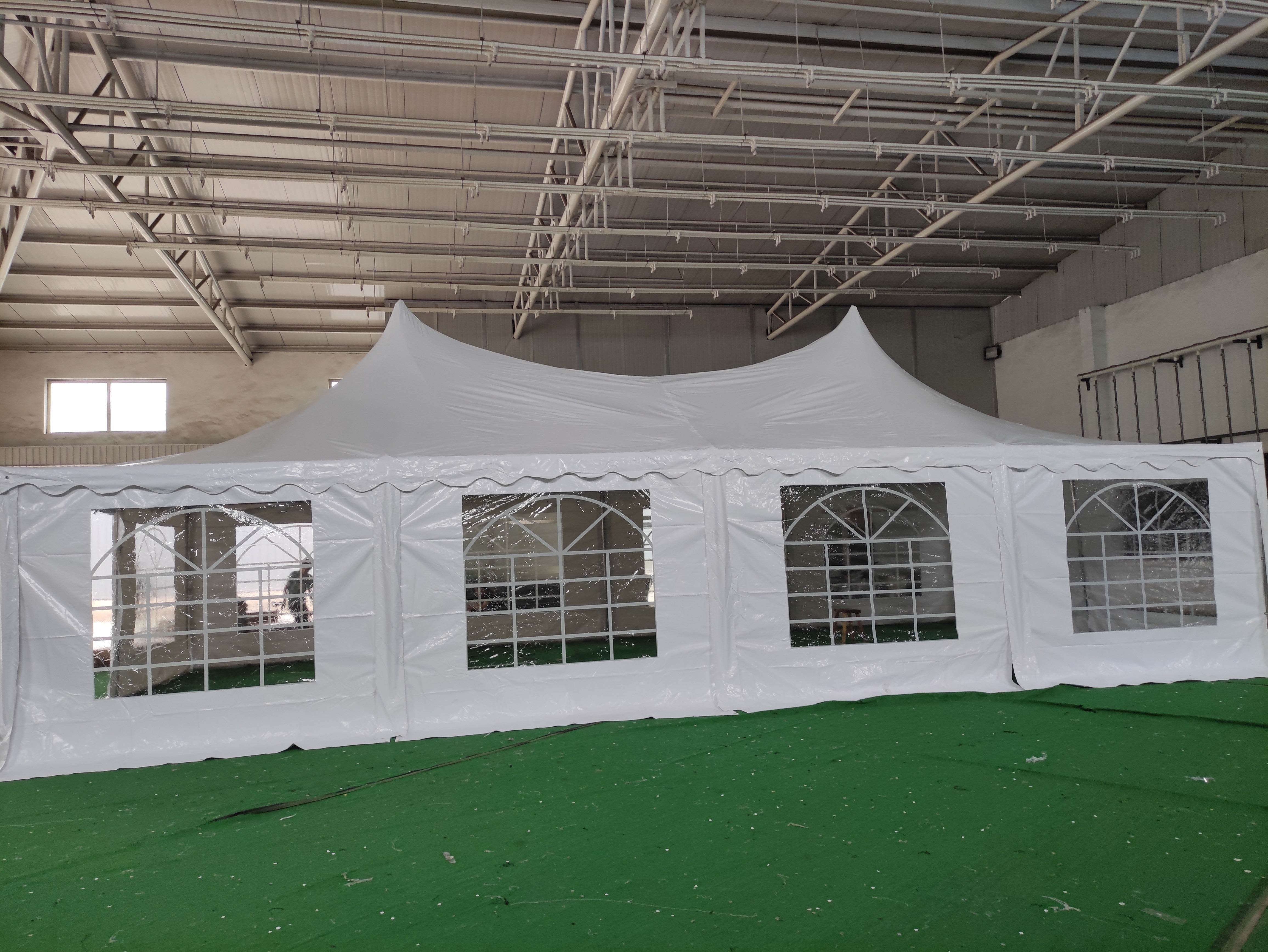 5x10 m Pagoda ECONOMY PVC 500, white