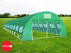 5x12 m Greenhouse Polytunnel 60 sqm, galvanized pipe | Solarii | Solarii | Corturi24