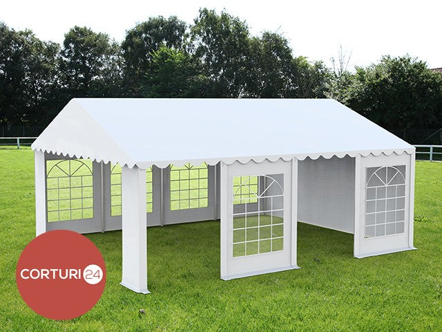 5x8 m ECONOMY Event Tent, white PVC