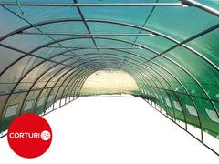 5x8 m Greenhouse Polytunnel 40 sqm, galvanized pipe