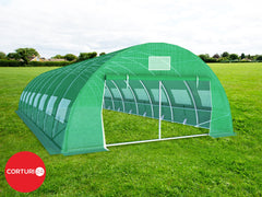 5x8 m Greenhouse Polytunnel 40 sqm, galvanized pipe | Solarii | Solarii | Corturi24