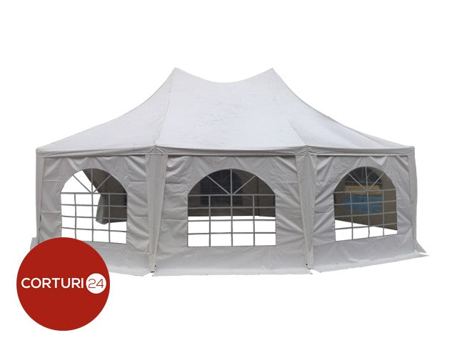 6.8x5m Pagoda 350 g/m2 PVC, white | Pagode | Pagode, Produse | Corturi24