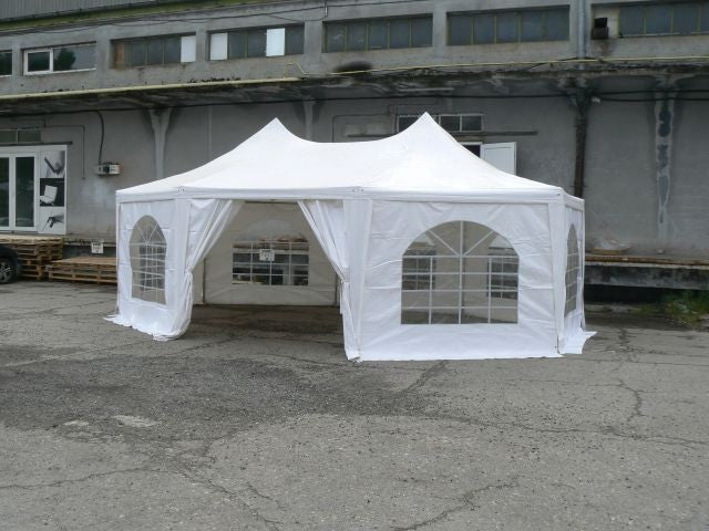 6.8x5m Pagoda 350 g/m2 PVC, white