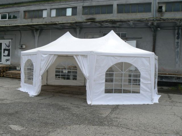 6.8x5m Pagoda 350 g/m2 PVC, white