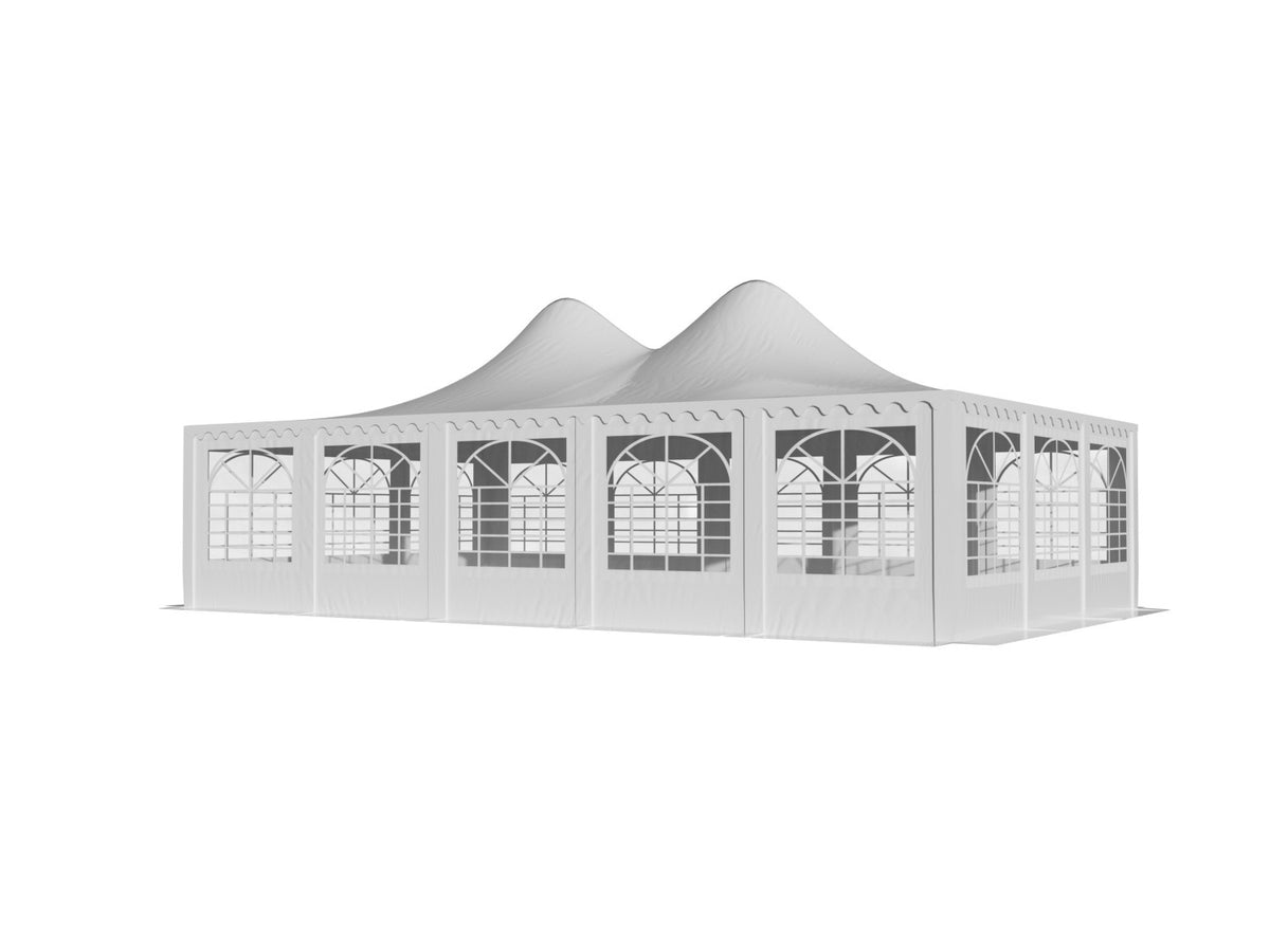 6x10 m Pagoda ECONOMY PVC 500, white | Corturi de evenimente | Corturi de evenimente, Corturi Economy, Pagode, Promotii | Corturi24