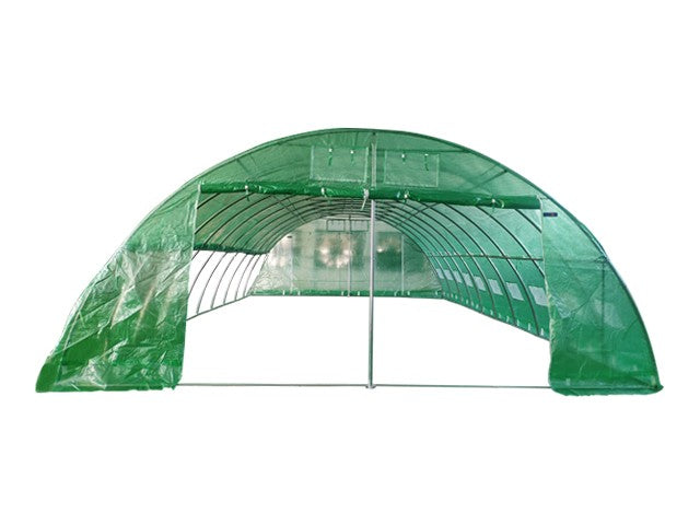 6x10 m Greenhouse Polytunnel 60 sqm, galvanized pipe