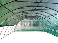 6x10 m Greenhouse Polytunnel 60 sqm, galvanized pipe