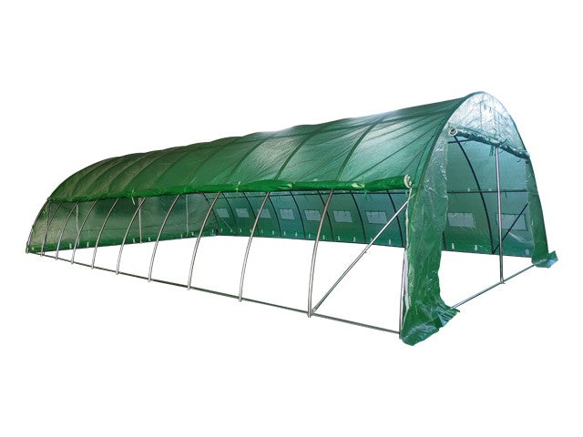 6x10 m Greenhouse Polytunnel 60 sqm, galvanized pipe