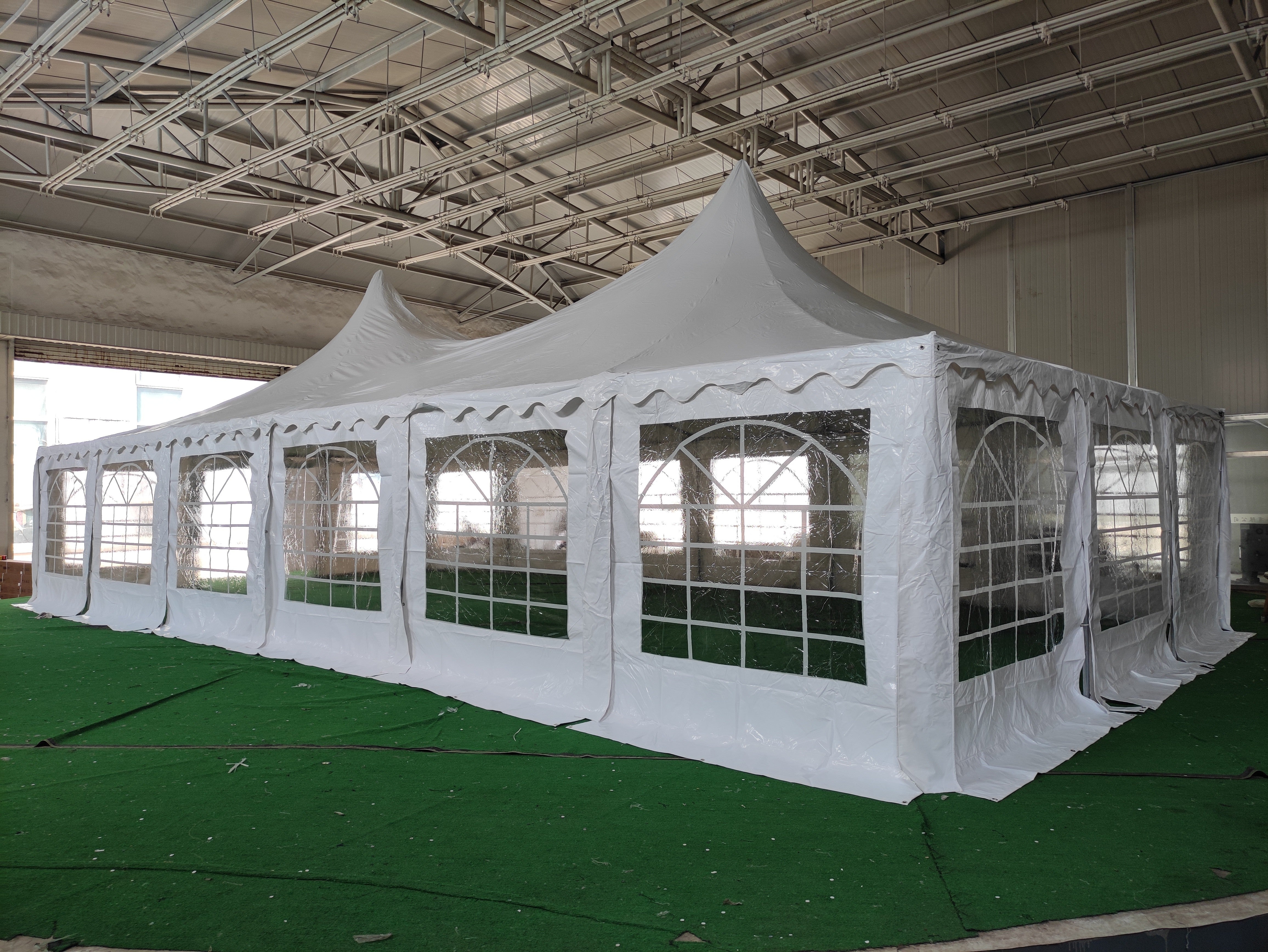 6x12 m Pagoda ECONOMY PVC 500, white