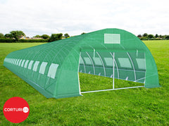 6x20 m Greenhouse Polytunnel 120 sqm, galvanized pipe | Solarii | Solarii | Corturi24