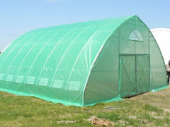 8x10 m Greenhouse Polytunnel 80 sqm, galvanized pipe | Solarii | Solarii | Corturi24