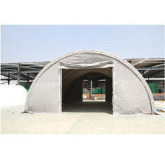 9x12 m Semi-round Hall - 110m2 - gray